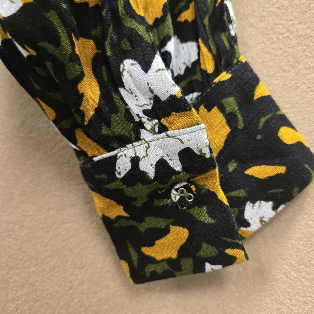 Walter Baker Cottagecore Floral Collared Dress Dark‎ Academia Whimsygoth - Picture 9 of 14